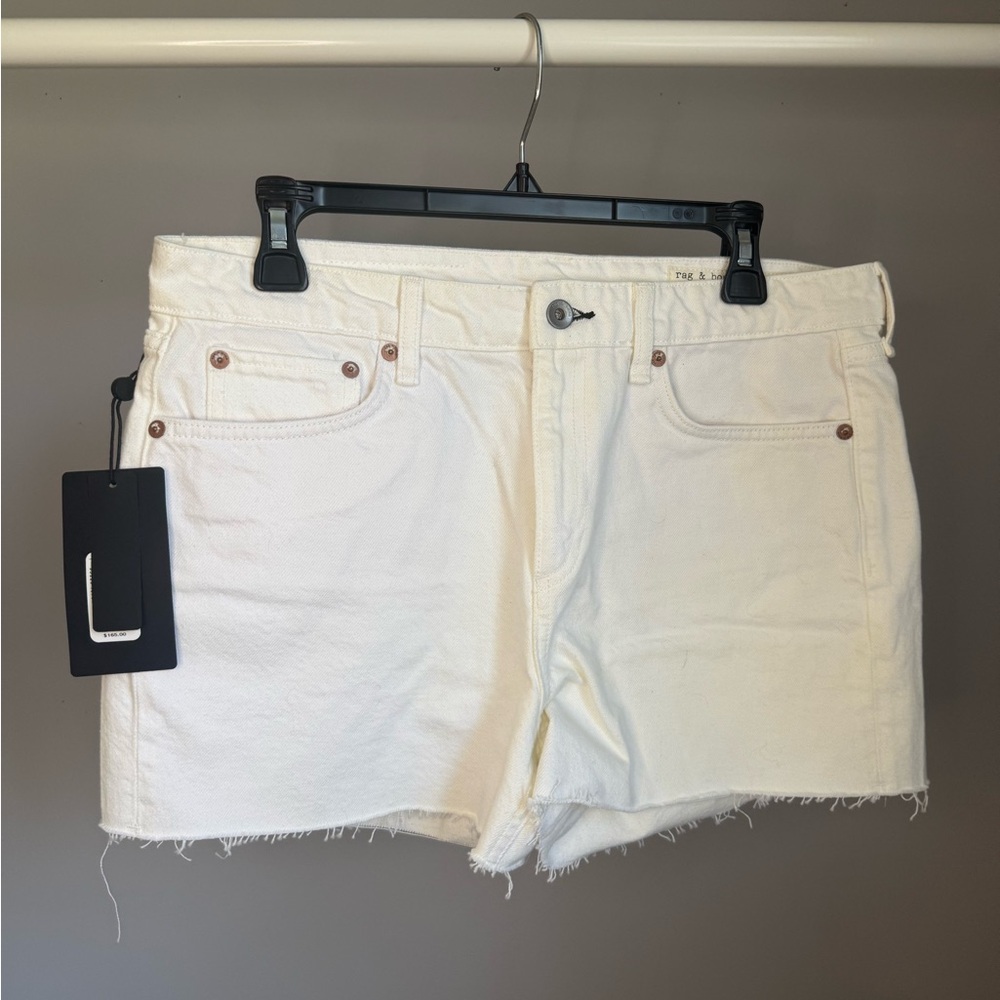 Never Worn - Rag & Bone Women's Dre Low Rise Short in White